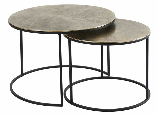 Tables basses Leona doré