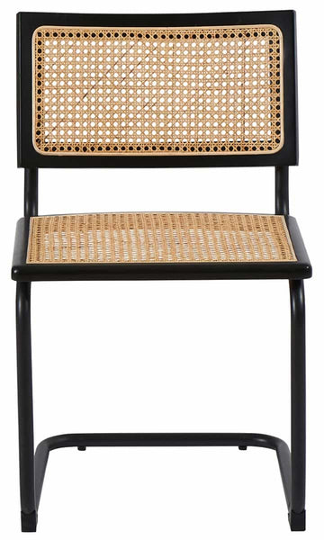 Chaise Piantone en bois noir
