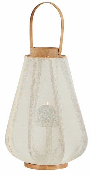 Photophore Sillaro en bambou beige