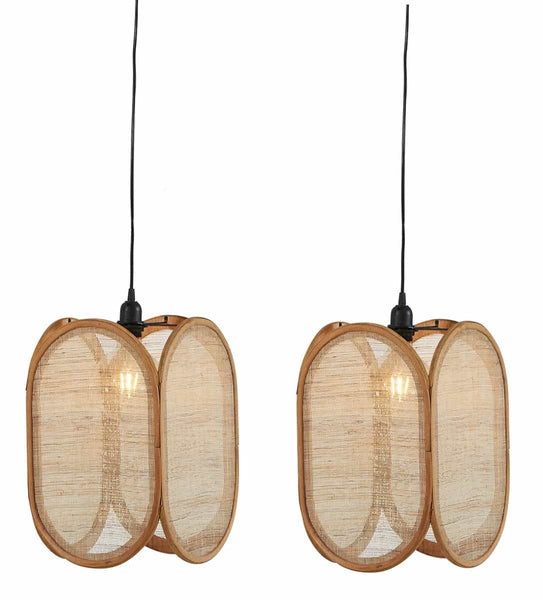 Suspension Campigno en sapin beige