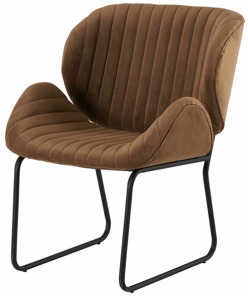 Lot de 2 Fauteuils Ficocchia en velours