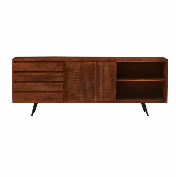 Enfilade Bilioso en acacia naturel