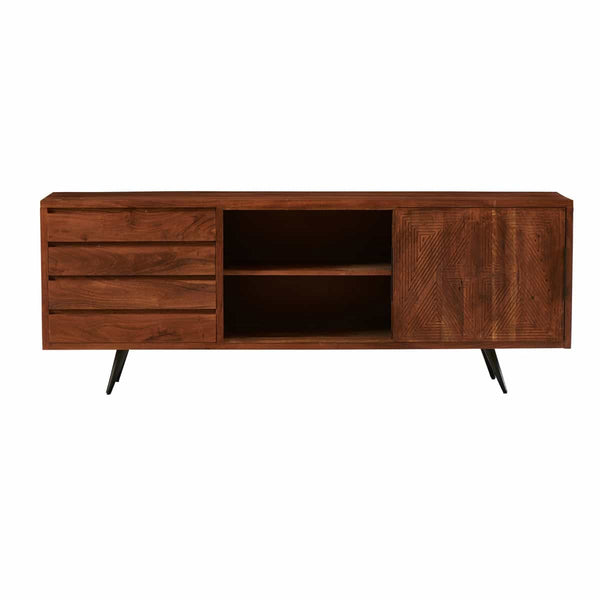 Enfilade Bilioso en acacia naturel