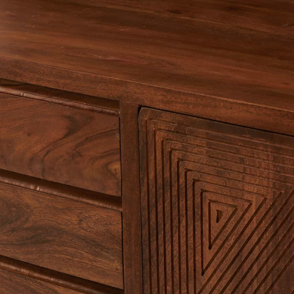 Enfilade Bilioso en acacia naturel
