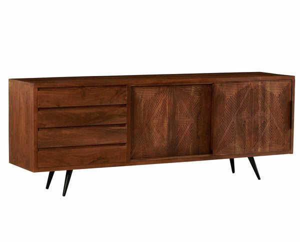 Enfilade Bilioso en acacia naturel