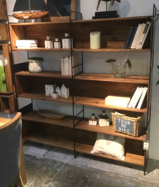 Bibliothèque Gallitello en pin naturel