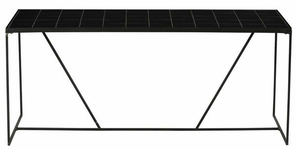 Table Serrapotamo en faience noir