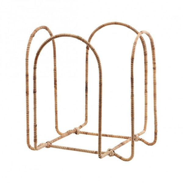 Porte-revue Alheda en rotin naturel