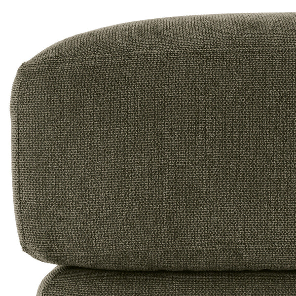 Pouf, tissu texturé, FLUME