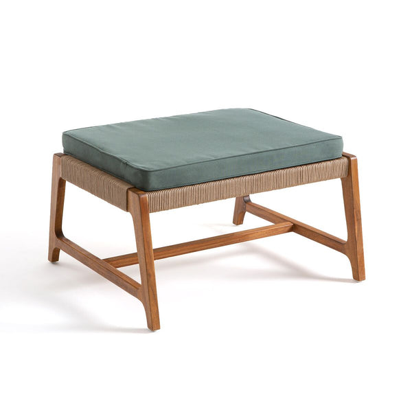 Repose-pieds Leysse en acacia beige