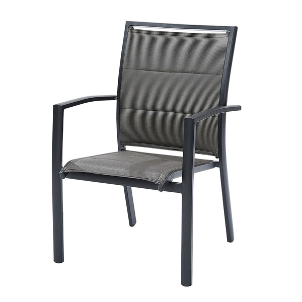 Salon de jardin extensible en aluminium et verre 4/8 places ARRIOUS, gris