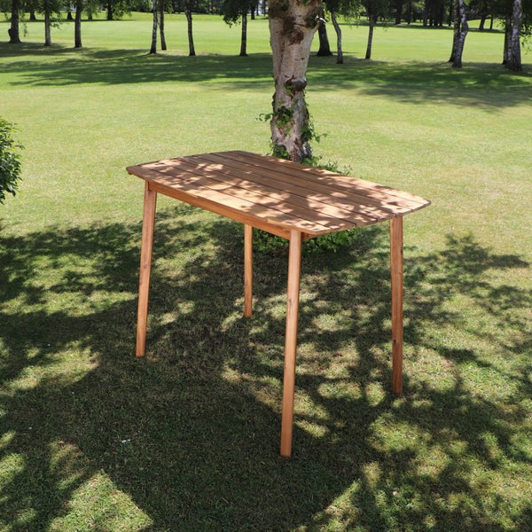 Salon de jardin haut en bois d'acacia 4 places