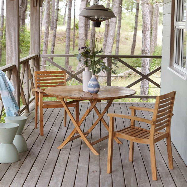 Salon de jardin Armella en teck naturel
