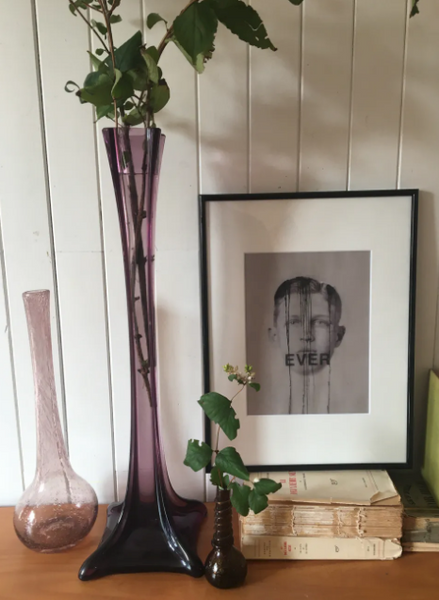 Vase Sazava en verre soufflé Biot