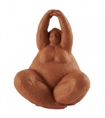 Statue Anzon en ciment terracotta