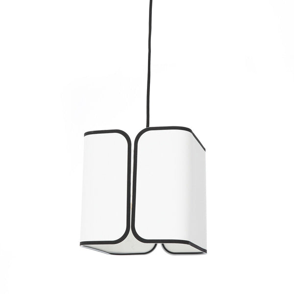 Suspension Oyon en polycoton blanc