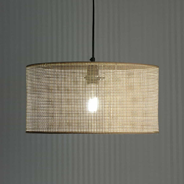 Suspension Ozanne en rotin naturel