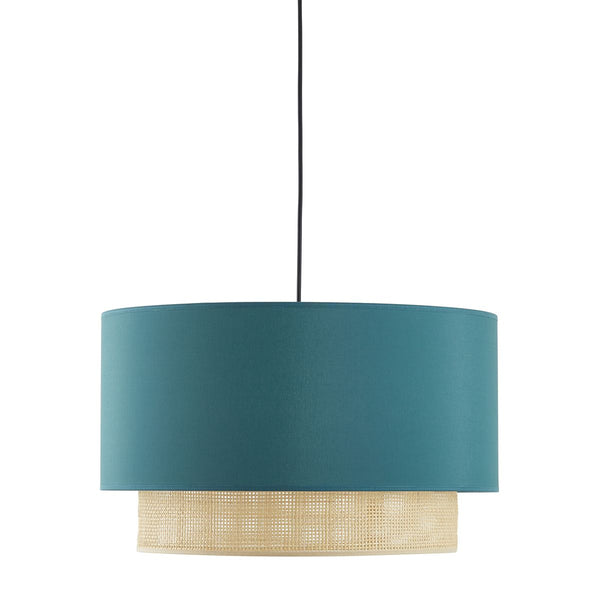 Abat-jour suspension cannage OZANNE, vert