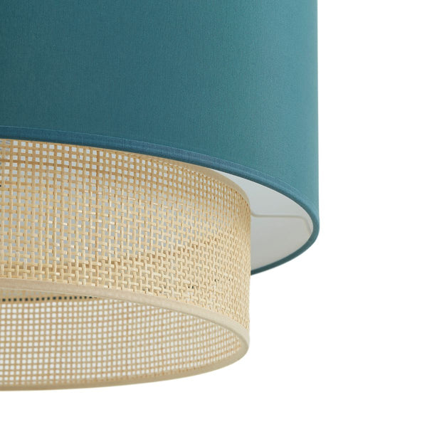 Abat-jour suspension cannage OZANNE, vert