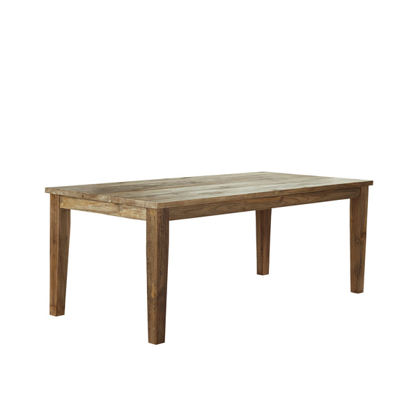 Table extensible en bois de teck recyclé 14 personnes AULE naturel
