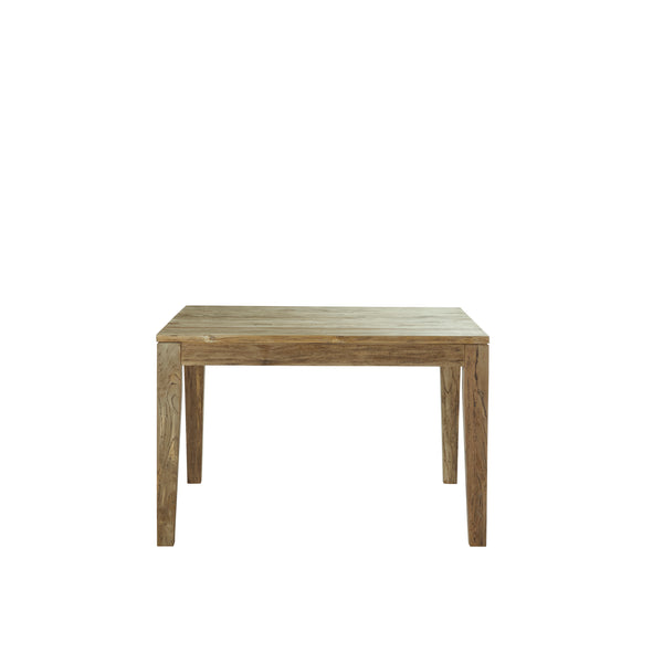 Table extensible en bois de teck recyclé carrée 10 personnes CASTÉRAU naturel