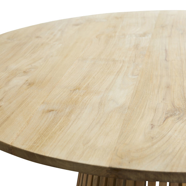 Table en bois de teck 120 EMPARIS naturel