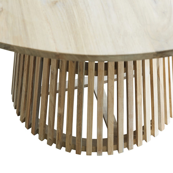Table en bois de teck 120 EMPARIS naturel