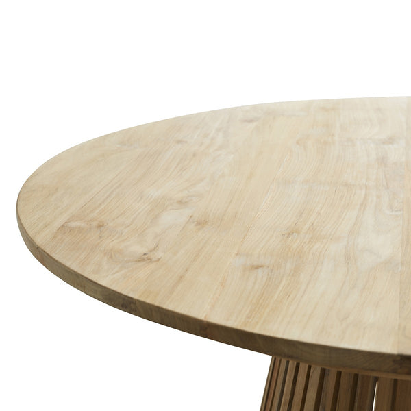 Table en bois de teck 120 EMPARIS naturel