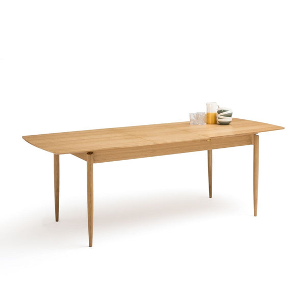 Table repas extensible Guiers en chêne naturel
