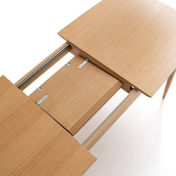 Table repas extensible Guiers en chêne naturel