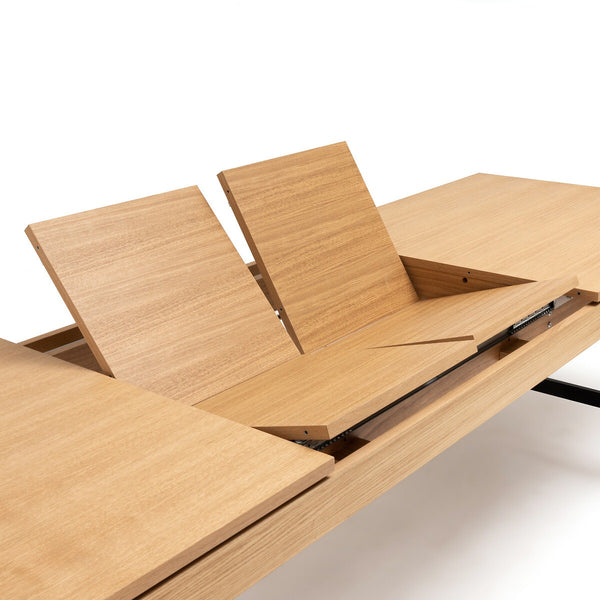 Table chêne extensible 6 à 10 couverts, GUISANE chêne