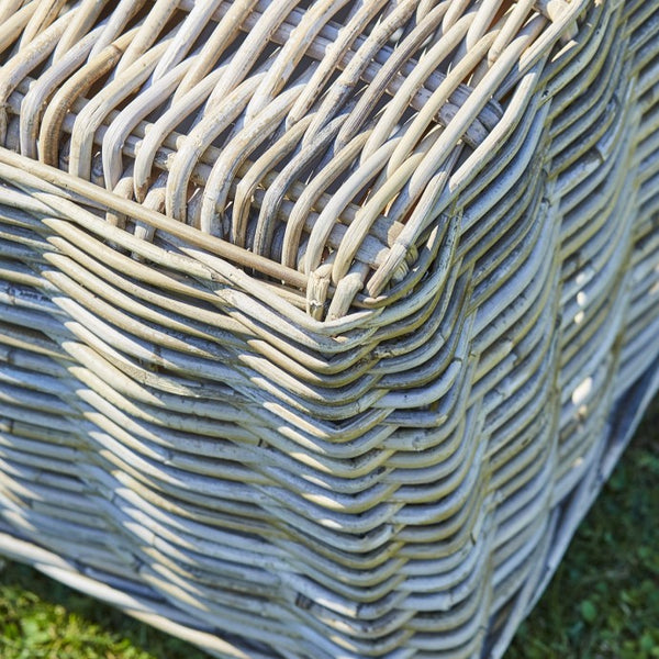 Table basse carrée en kubu TRACENS, naturel