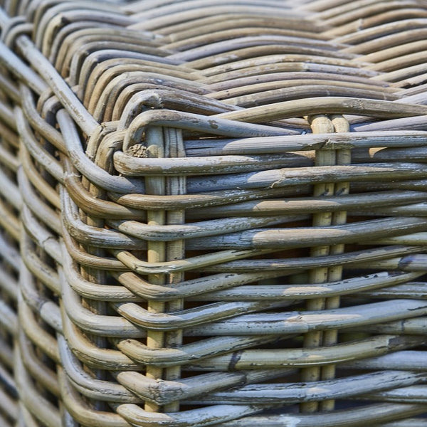 Table basse carrée en kubu TRACENS, naturel