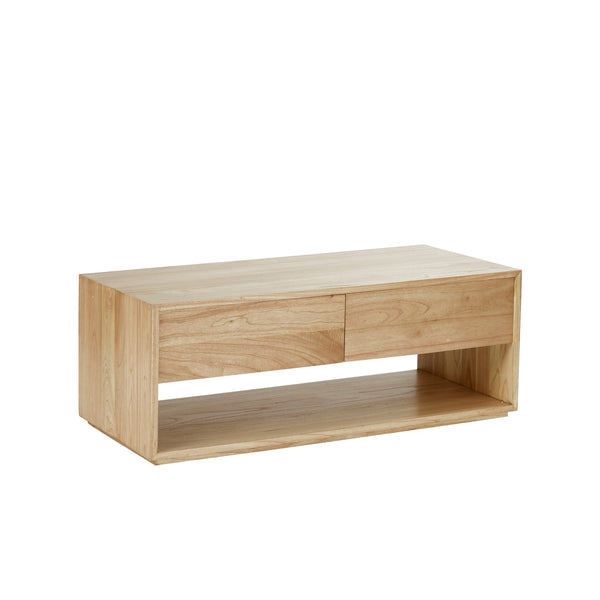 Table basse en bois de mindy 120 ARMANTIÈRES, naturel