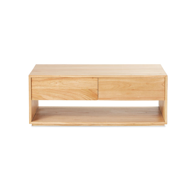 Table basse en bois de mindy 140 ARMANTIÈRES, naturel