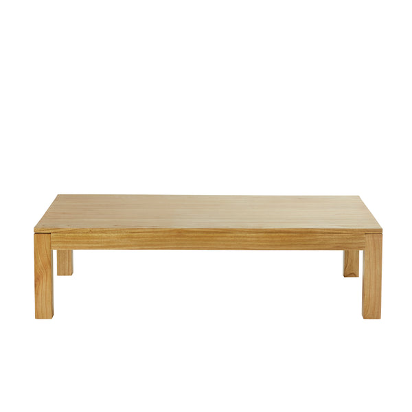 Table basse en bois de mindy 140 naturelle