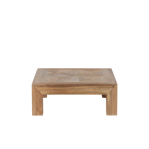 Table basse en bois de teck recyclé 80 naturelle