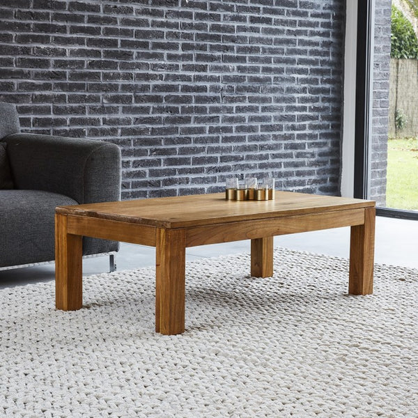 Table basse en bois de mindy 110 naturelle
