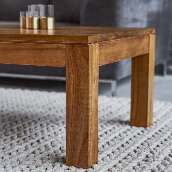 Table basse en bois de mindy 110 naturelle