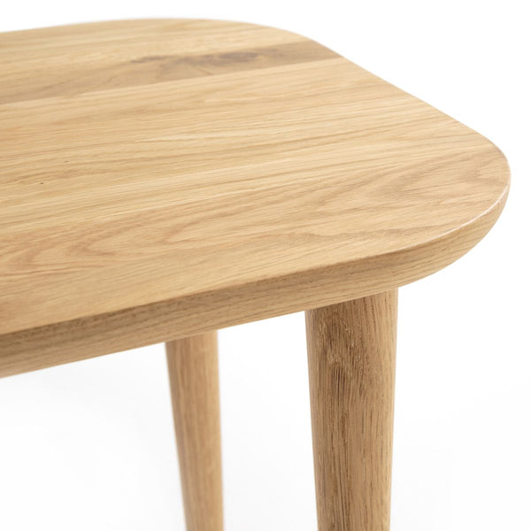 Table basse Gèsielie en chêne naturel