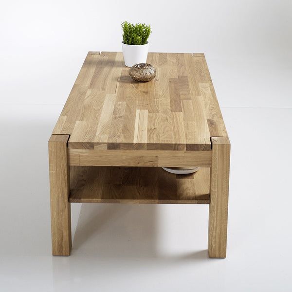 Table basse Gesse en chêne huilé naturel