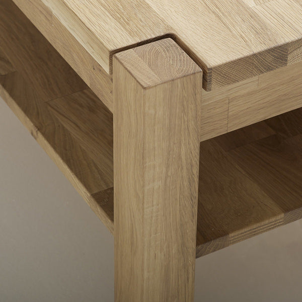 Table basse Gesse en chêne huilé naturel