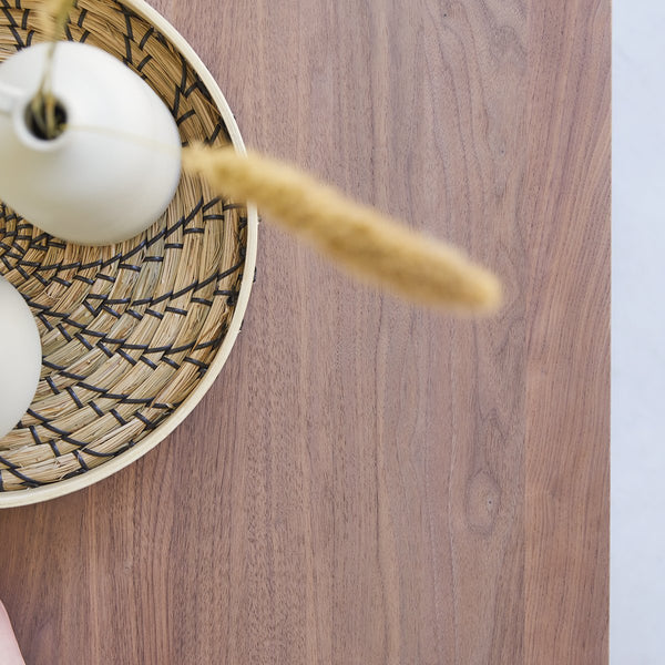 Table basse Marne en noyer naturel