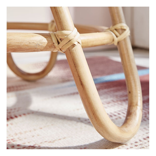 Table basse ronde en rotin VECCHIA, naturel