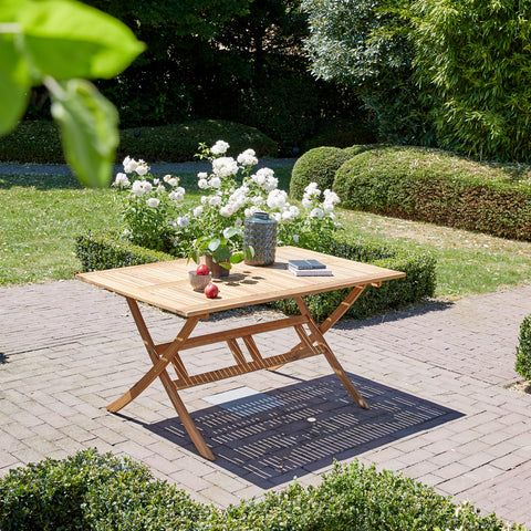 Table de jardin en bois d'acacia 150 FEYTE, naturel