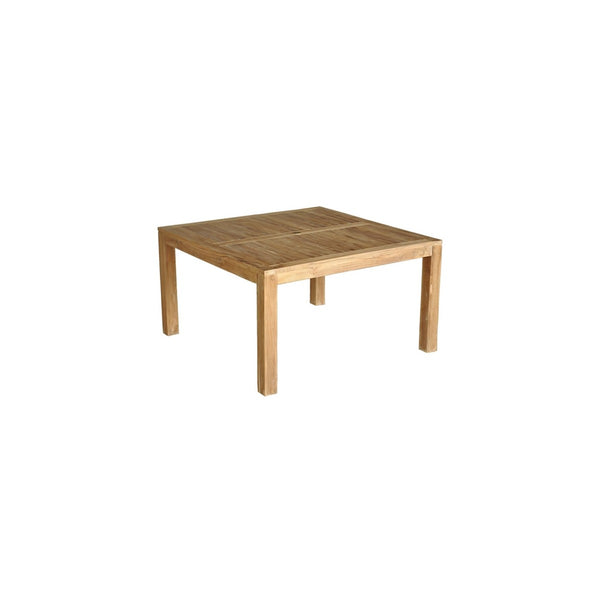 Table de jardin carrée en teck SAVIGNY, marron
