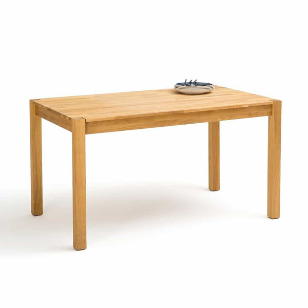 Table à manger Gesse en chêne massif naturel