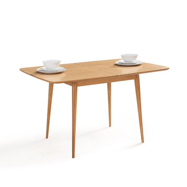 Table repas extensible 4 à 6 couverts Parseta en bois naturel