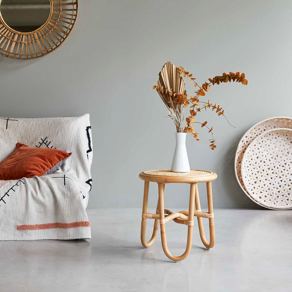 Table de chevet Eider en rotin  naturel