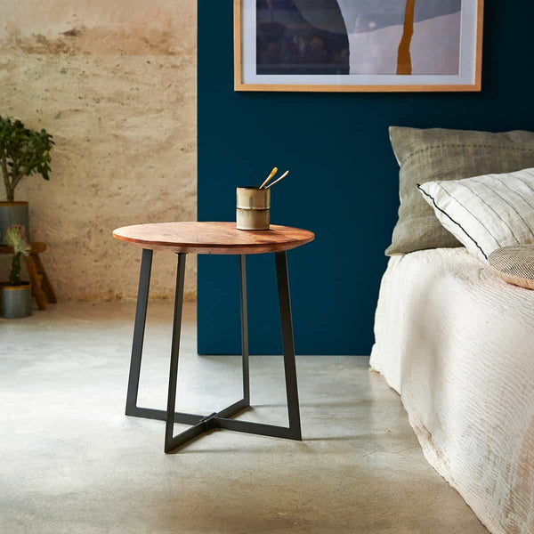Table de chevet Esk en acacia